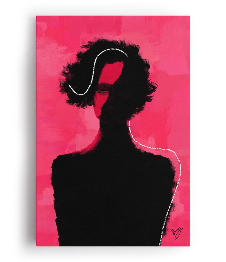 Tela "Woman In Pink"