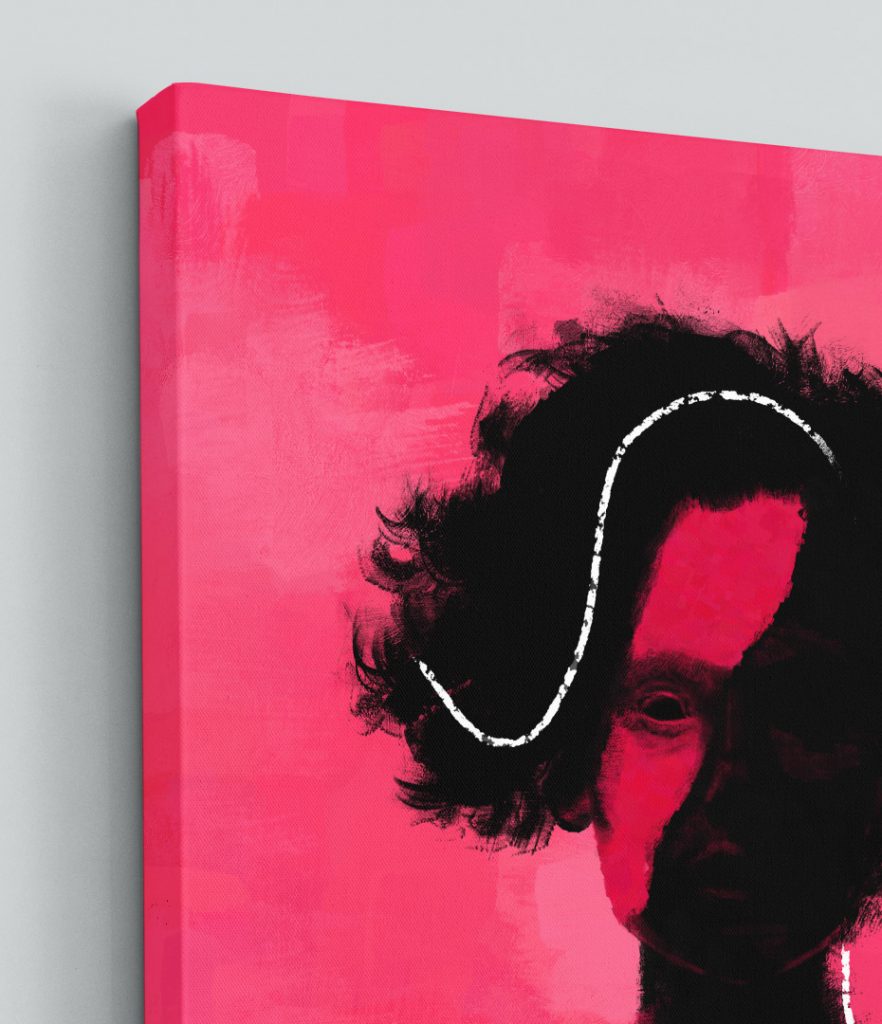 Detalhe "Woman In Pink"