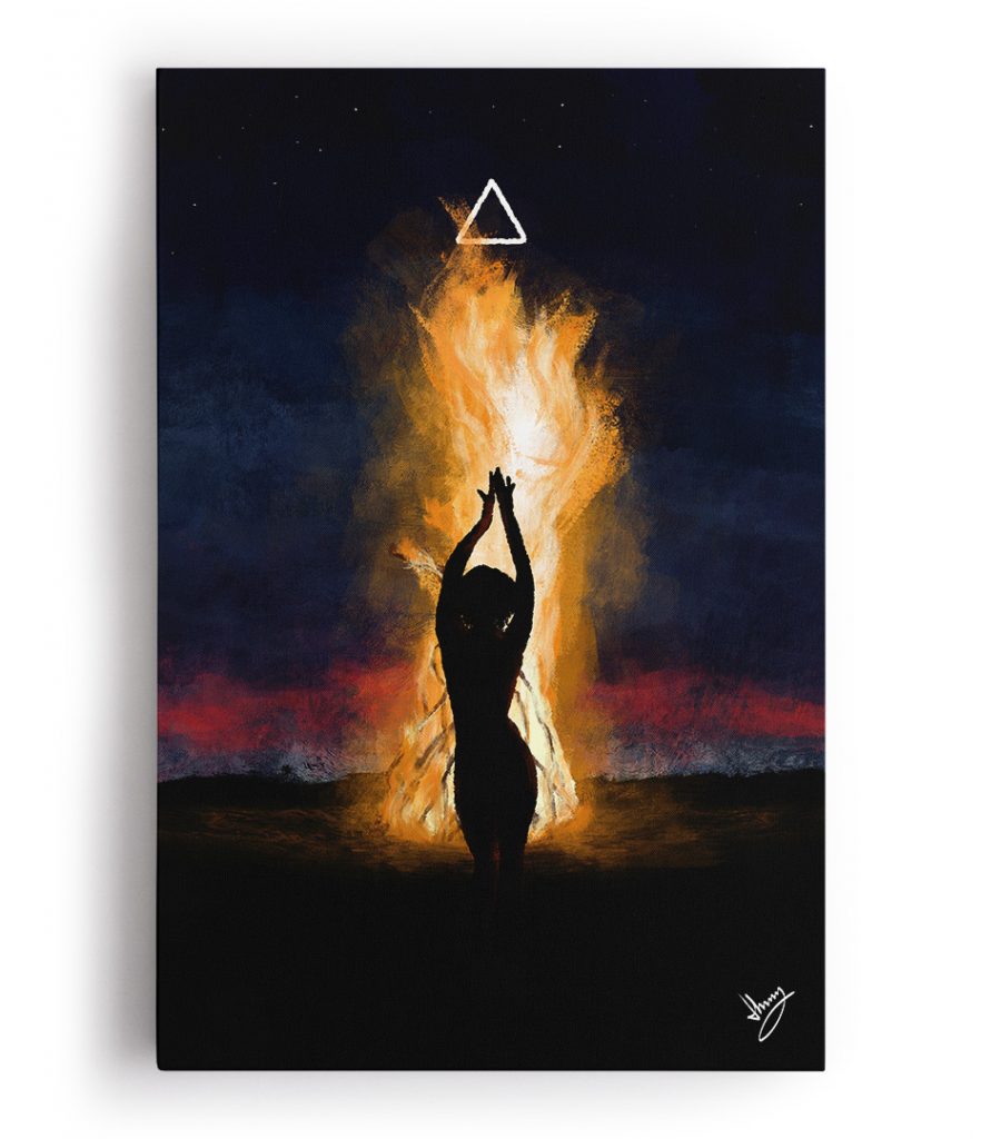 Tela "Witch of Fire"