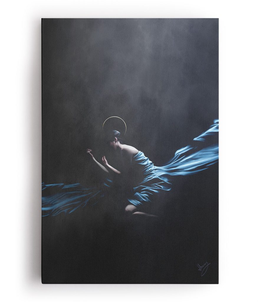 Tela "Black Gives Way to Blue"