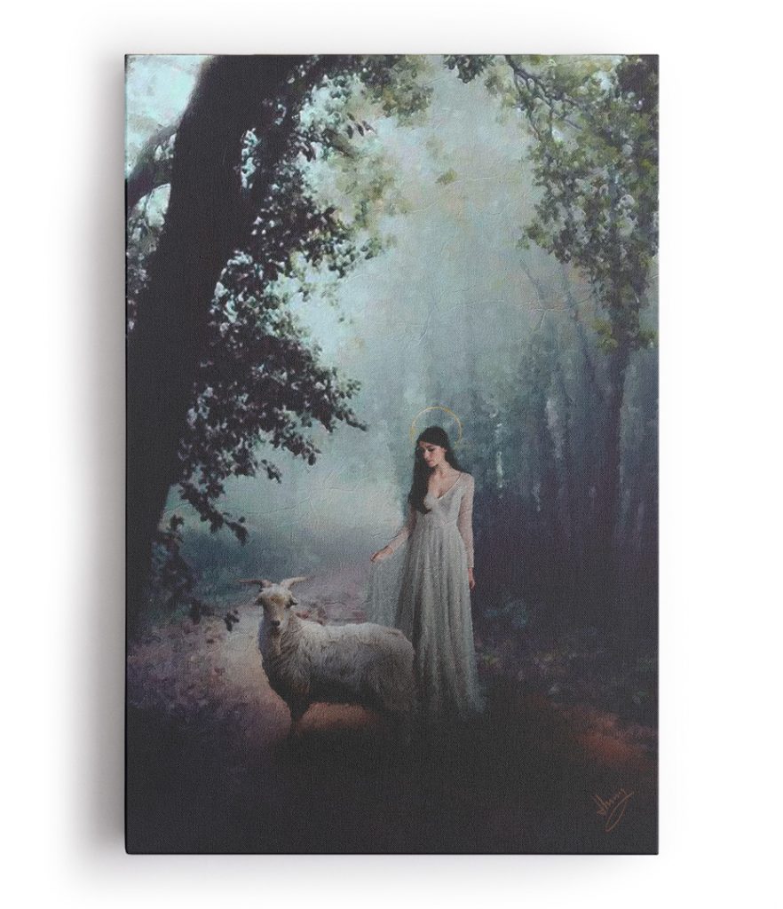 Tela "The Wanderer and the Goat"